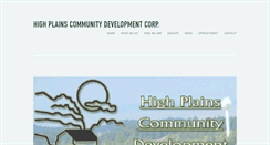 Desktop Screenshot of highplainscdc.com